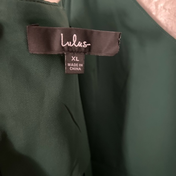 Dark Green Midi Dress Large - Picture 10 of 11